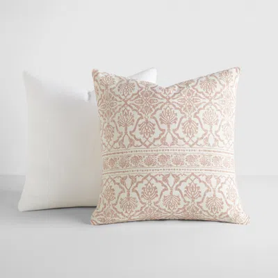 Ienjoy Home 2-pack Cotton Slub Decor Throw Pillows In Antique Floral