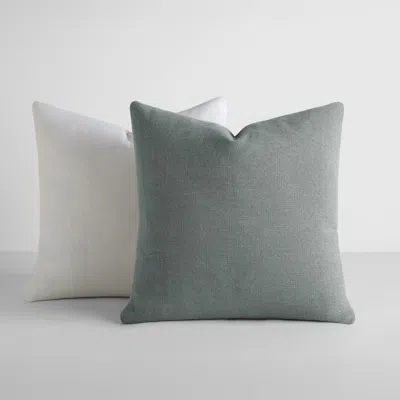 Ienjoy Home 2-pack Cotton Slub Decor Throw Pillows In Solids