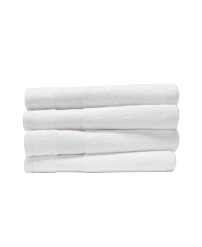 Ienjoy Home 4-pc. Cotton Bath Towels Set, 54" X 30" In White