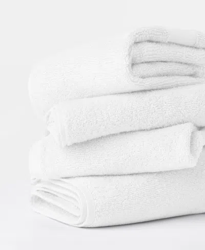 Ienjoy Home 4-pc. Cotton Hand Towel Set, 16" X 28" In White