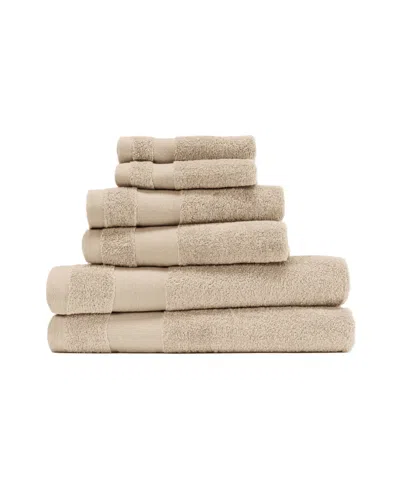 Ienjoy Home 6-pc. Cotton Bath Towel Set, 54" X 30" In Animal Print