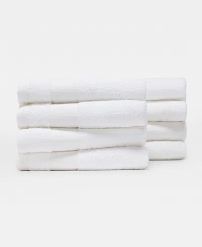 Ienjoy Home 8-pc. Cotton Hand Towel Set, 16" X 28" In White