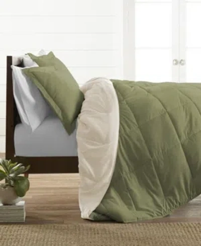 IENJOY HOME ALL SEASON LIGHTWEIGHT DOWN ALTERNATIVE REVERSIBLE 3-PC. COMFORTER SET, FULL/QUEEN