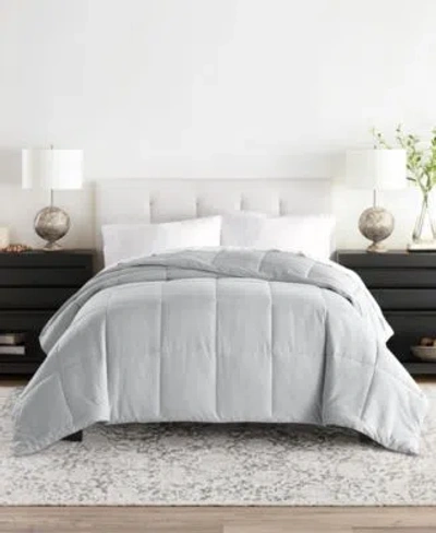 Ienjoy Home All Season Lightweight Solid Down Alternative Comforters In White