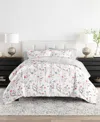 Ienjoy Home Bedding Bundle Patterned 5-piece Comforter Set, Twin In White