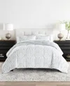 Ienjoy Home Bedding Bundle Patterned 7-piece Comforter Set, California King