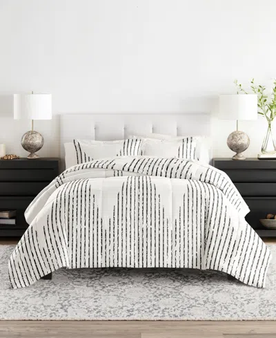 Ienjoy Home Bedding Bundle Patterned 7-piece Comforter Set, Full
