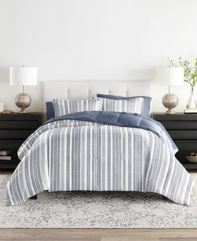 Ienjoy Home Bedding Bundle Patterned 7-piece Comforter Set, Full