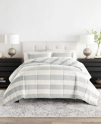 Ienjoy Home Bedding Bundle Patterned 7-piece Comforter Set, King
