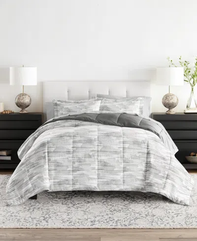 Ienjoy Home Bedding Bundle Patterned 7-piece Comforter Set, King