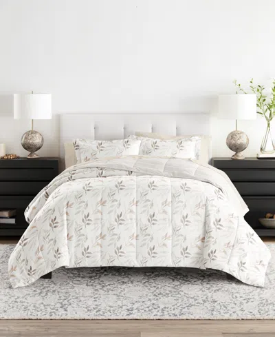 Ienjoy Home Bedding Bundle Patterned 7-piece Comforter Set, Queen