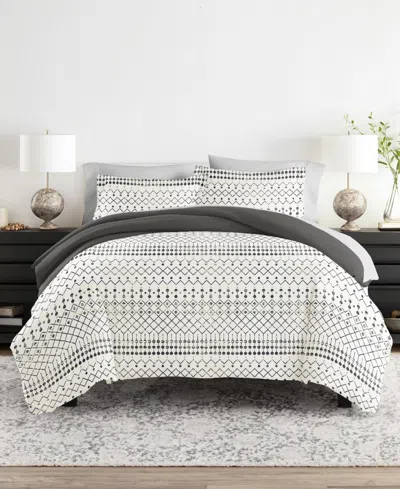Ienjoy Home Bedding Bundle Patterned 8-piece Comforter With Duvet Cover Set, Full