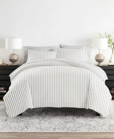 Ienjoy Home Bedding Bundle Patterned 8-piece Comforter With Duvet Cover Set, Queen