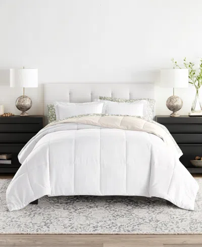 Ienjoy Home Bedding Bundle Reversible Pattern 7-piece Comforter Set, California King