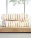 Ienjoy Home Cabana Stripe Cotton 2-pack Beach Towels, 30" X 70"