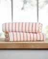 Ienjoy Home Cabana Stripe Cotton 2-pack Beach Towels, 30" X 70"