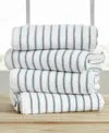 Ienjoy Home Cabana Stripe Cotton Beach Towels Set, 30" X 70" In Blue