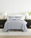 Ienjoy Home Classic Stripe Reversible 3-pc. Quilt Set, King/california King