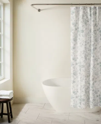 Ienjoy Home Cotton Blend Printed Shower Curtains, 72" X 72"