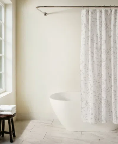 Ienjoy Home Cotton Blend Printed Shower Curtains, 72" X 72"