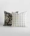 Ienjoy Home Cotton Slub 2-pack Decor Pillows, 20" X 20" In Gray