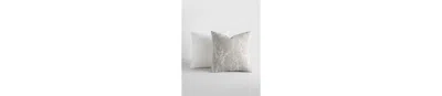 Ienjoy Home Cotton Slub 2-pack Decor Pillows, 20" X 20" In Gray