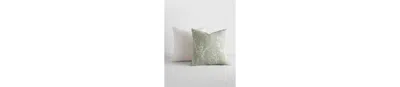 Ienjoy Home Cotton Slub 2-pack Decor Pillows, 20" X 20" In Green