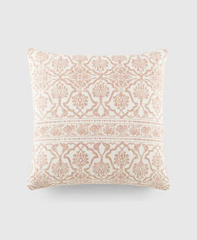 Ienjoy Home Damask Printed Decorative Pillow, 20" X 20" In Light Pink Damask
