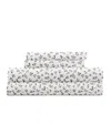 Ienjoy Home Delicate Blossoms 4-p.c. Sheet Set, King In White