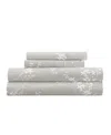 Ienjoy Home Delicate Details 4-p.c. Sheet Set, Full In Gray