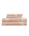 Ienjoy Home Delicate Details 4-p.c. Sheet Set, King In Brown