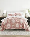 Ienjoy Home Distressed Bouquet Reversible 2-pc. Quilt Set, Twin/twin Xl
