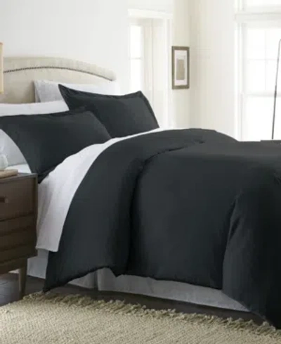 IENJOY HOME DOUBLE BRUSHED SOLID DUVET COVER SET, FULL/QUEEN