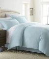 Ienjoy Home Double Brushed Solid Duvet Cover Set, Twin/twin Xl In Aqua
