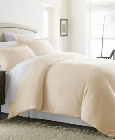 Ienjoy Home Double Brushed Solid Duvet Cover Set, King/california King In Ivory