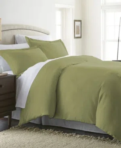 Ienjoy Home Double Brushed Solid Duvet Cover Set, Twin/twin Xl In Sage