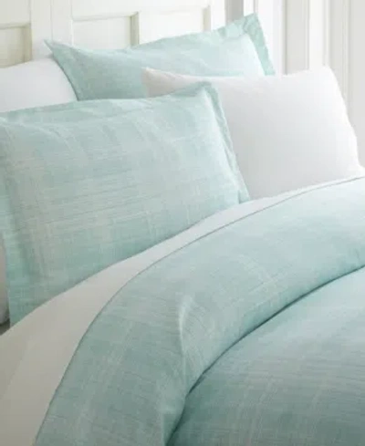 Ienjoy Home Elegant Designs Patterned Duvet Cover Set, Twin/twin Xl In Aqua Thatch