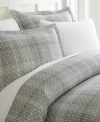 Ienjoy Home Elegant Designs Patterned Duvet Cover Set, King/california King In Grey Polka Dots