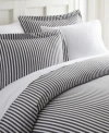 Ienjoy Home Elegant Designs Patterned Duvet Cover Set, Twin/twin Xl In Grey Ribbon