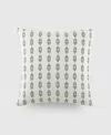 Ienjoy Home Elegant Pattern Decorative Pillow, 20" X 20" In White