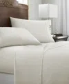 Ienjoy Home Expressed In Embossed Checkered 3-pc. Sheet Set, Twin In Ivory Chevron