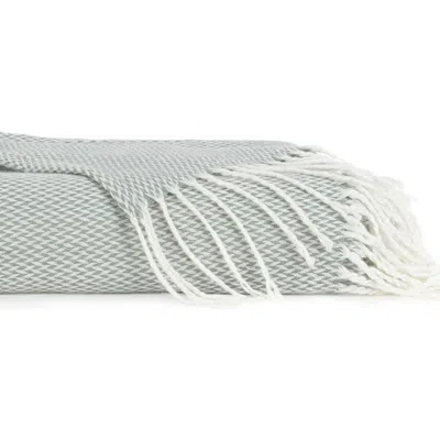 Ienjoy Home Herringbone Throw Blanket In Green
