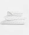 Ienjoy Home Holiday Pattern 4-pc. Sheet Set, California King In White