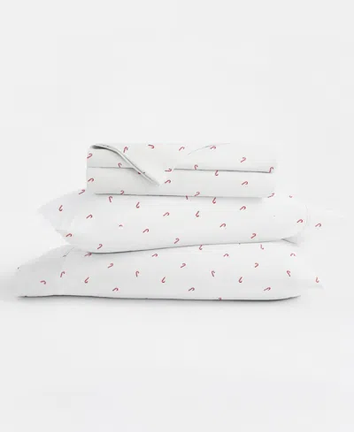 Ienjoy Home Holiday Pattern 4-pc. Sheet Set, California King In White