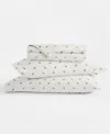 Ienjoy Home Holiday Pattern 4-pc. Sheet Set, Queen In White
