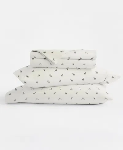 Ienjoy Home Holiday Pattern 4-pc. Sheet Set, Queen In White