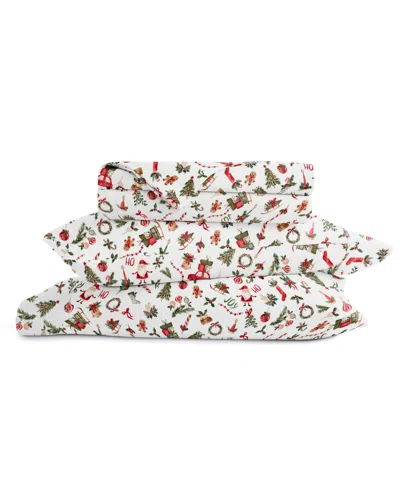 Ienjoy Home Holiday Pattern 4-pc. Sheet Set, California King In Multi