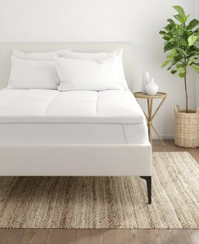 Ienjoy Home Luxury Ultra Plush Mattress Topper, Twin Xl In White