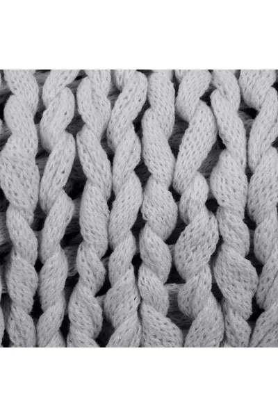 Ienjoy Home Home Collection Premium Chunky Knit Blanket In Gray