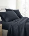 Ienjoy Home Jersey Cotton 3-pc. Sheet Set, Twin Xl In Blue